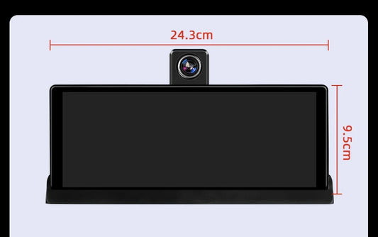 Wideorejestrator Samochodowy 4K ADAS – Lusterko z CarPlay i Android Auto