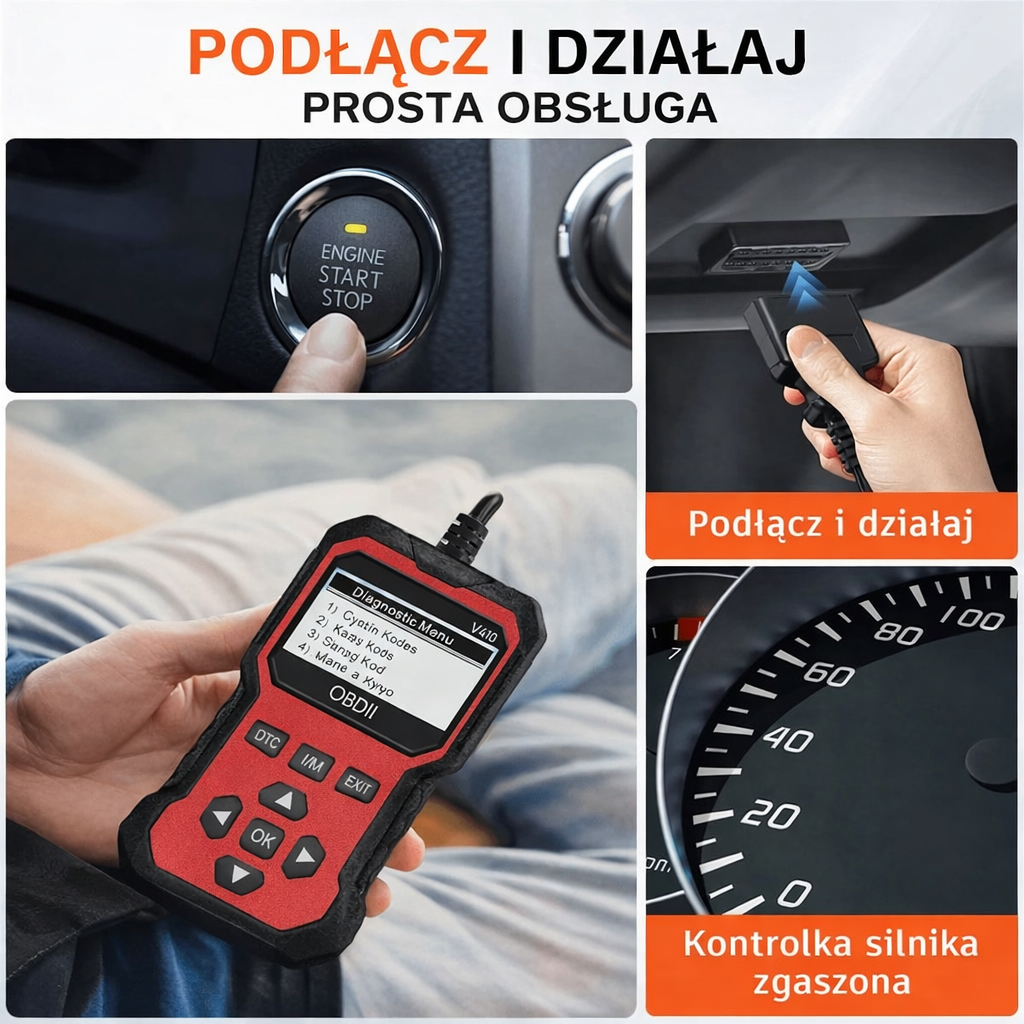 Czytnik Kodów Błędów OBD2